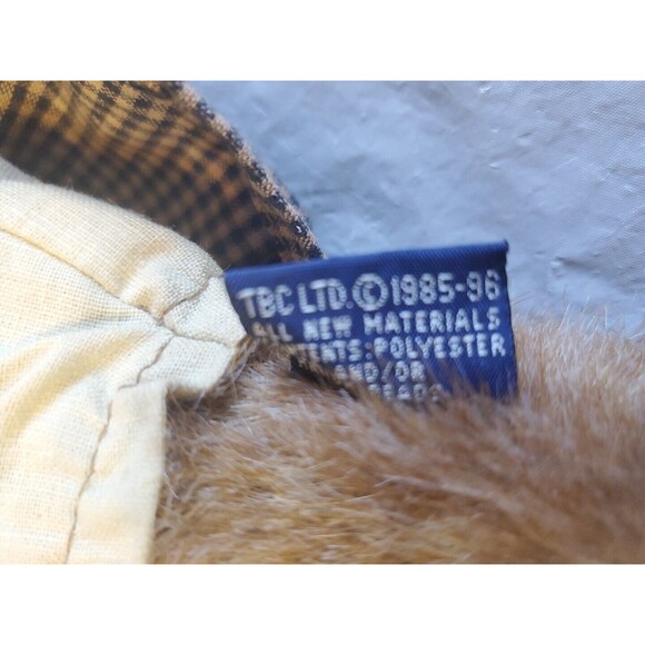 Boyds Bears 14" J.B. Bean Series 1995 "Emma" Bear Brown  Fur Plush Bear - Picture 13 of 14